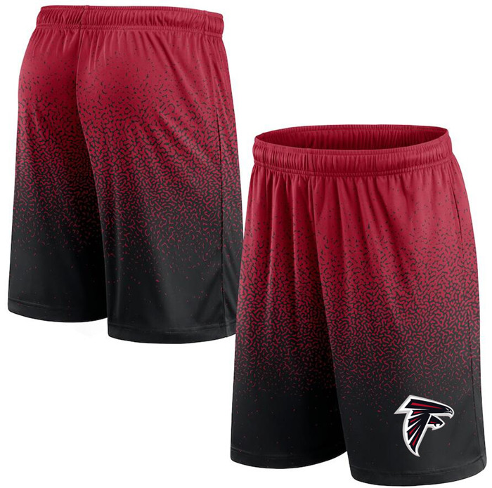 Men's Atlanta Falcons Red/Black Ombre Shorts Men's Atlanta Falcons Red/Black Ombre Shorts